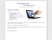 Tablet Screenshot of paulhopwoodconsulting.co.uk